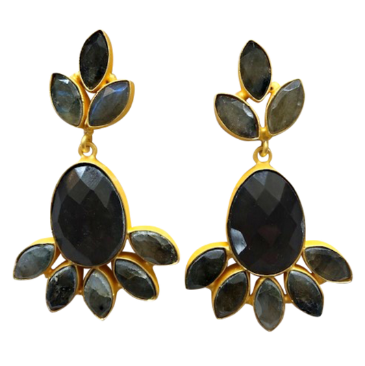 OPHELIA EARRINGS GREY